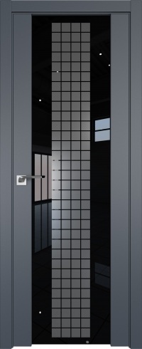 Межкомнатная дверь ProfilDoors 8U Цвет:Антрацит, Остекление:Futura