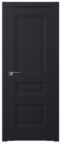 Межкомнатная дверь ProfilDoors  2.114U Цвет:Чёрный матовый, Тип:Глухая