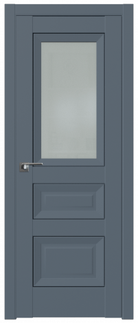 Межкомнатная дверь ProfilDoors 2.94U Цвет:Антрацит, Остекление:Стекло матовое