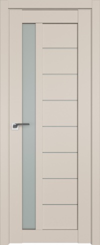 Межкомнатная дверь ProfilDoors 37U Цвет:Санд, Остекление:Матовое