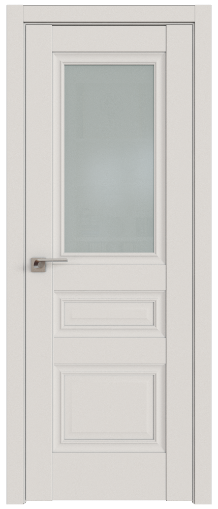 Дверь ProfilDoors Серия U модель 2.39U Цвет:Дарквайт, Остекление:Стекло матовое