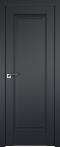 Межкомнатная дверь ProfilDoors 64U Цвет:Чёрный матовый, Тип:Глухая