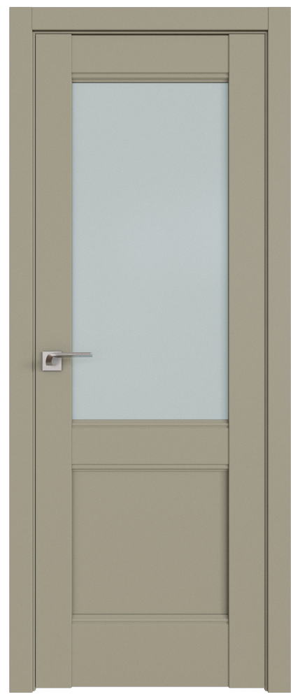 Дверь ProfilDoors Серия U модель 109U Цвет:Шеллгрей, Остекление:Стекло матовое