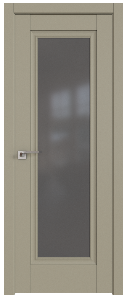 Дверь ProfilDoors Серия U модель 2.35U Цвет:Шеллгрей, Остекление:Графит