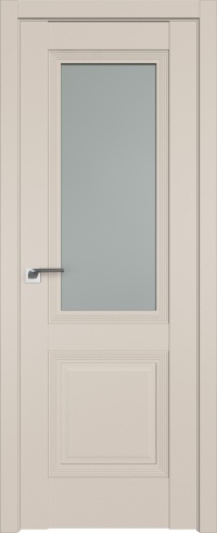 Межкомнатная дверь ProfilDoors 81U Цвет:Санд, Остекление:Матовое
