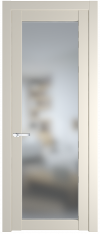 Дверь ProfilDoors Серия PD модель 1.1.2PD Цвет:Кремовая Магнолия, Остекление:Матовое