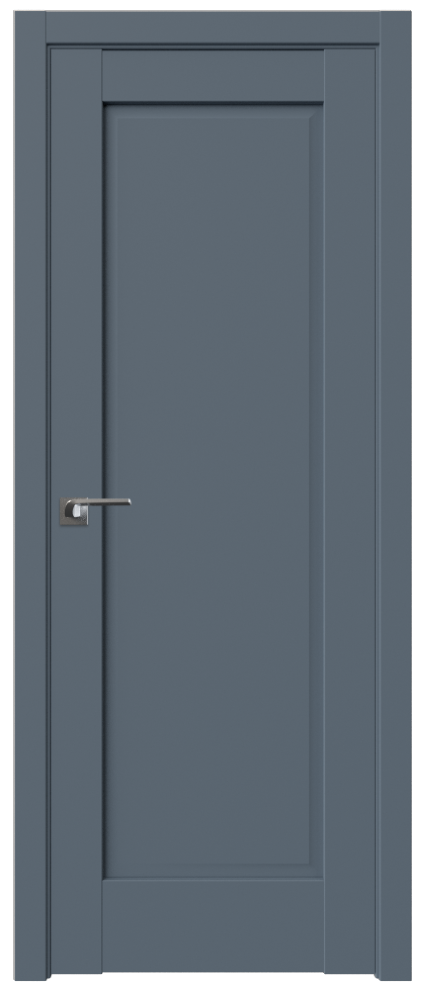 Дверь ProfilDoors Серия U модель 100U Цвет:Антрацит, Тип:Глухая