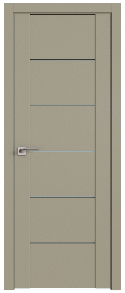 Дверь ProfilDoors Серия U модель 99U Цвет:Шеллгрей, Остекление:Стекло матовое