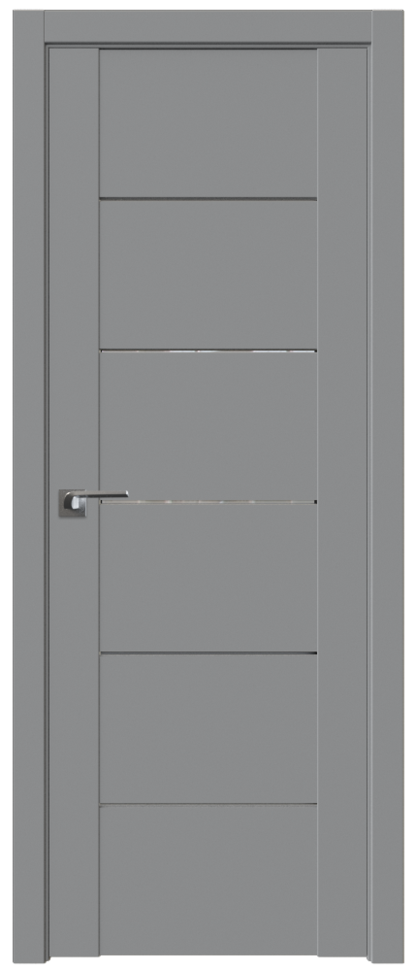 Дверь ProfilDoors Серия U модель 99U Цвет:манхэттен, Остекление:Прозрачное