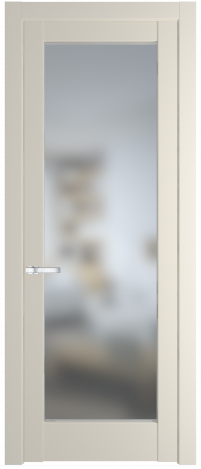 Дверь ProfilDoors Серия PD модель 4.1.2PD Цвет:Кремовая Магнолия, Остекление:Матовое