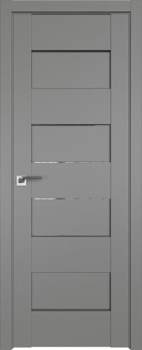 Межкомнатная дверь ProfilDoors 45U Цвет:Грей, Остекление:Прозрачное