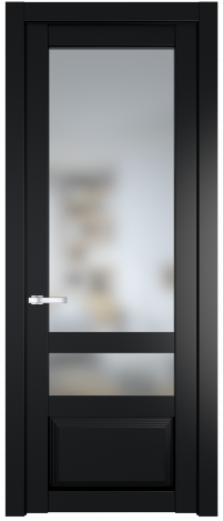 Дверь ProfilDoors Серия PD модель 2.5.4PD Цвет:Блэк, Остекление:Матовое