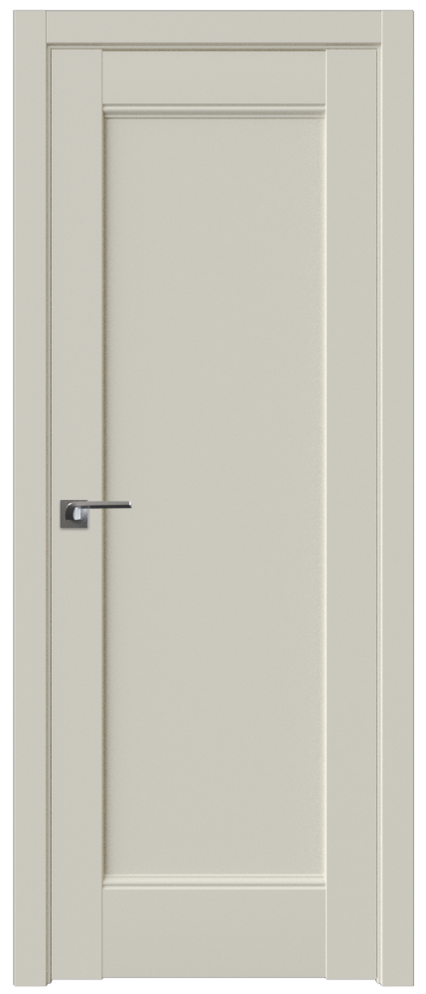Дверь ProfilDoors Серия U модель 106U Цвет:Магнолия Сатинат, Тип:Глухая