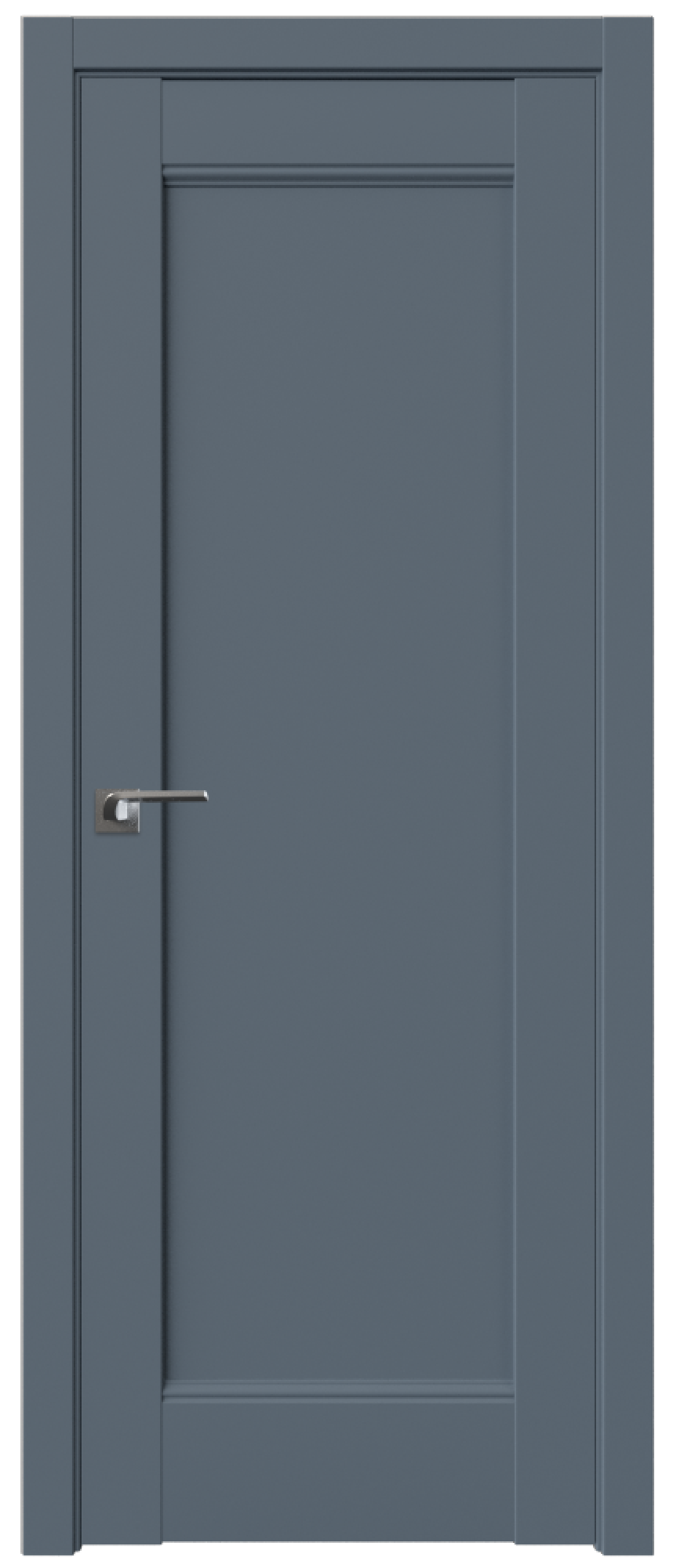 Дверь ProfilDoors Серия U модель 106U Цвет:Антрацит, Тип:Глухая
