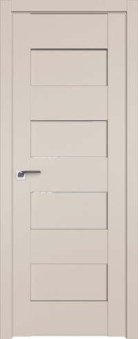 Межкомнатная дверь ProfilDoors 45U Цвет:Санд, Остекление:Белый триплекс
