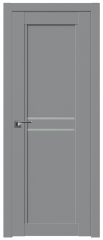 Межкомнатная дверь ProfilDoors 2.75U Цвет:манхэттен, Остекление:Стекло матовое