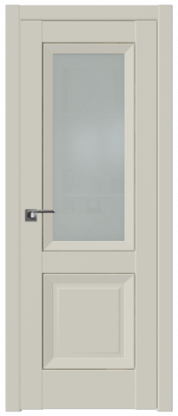 Межкомнатная дверь ProfilDoors 2.88U Цвет:Магнолия Сатинат, Остекление:Стекло матовое