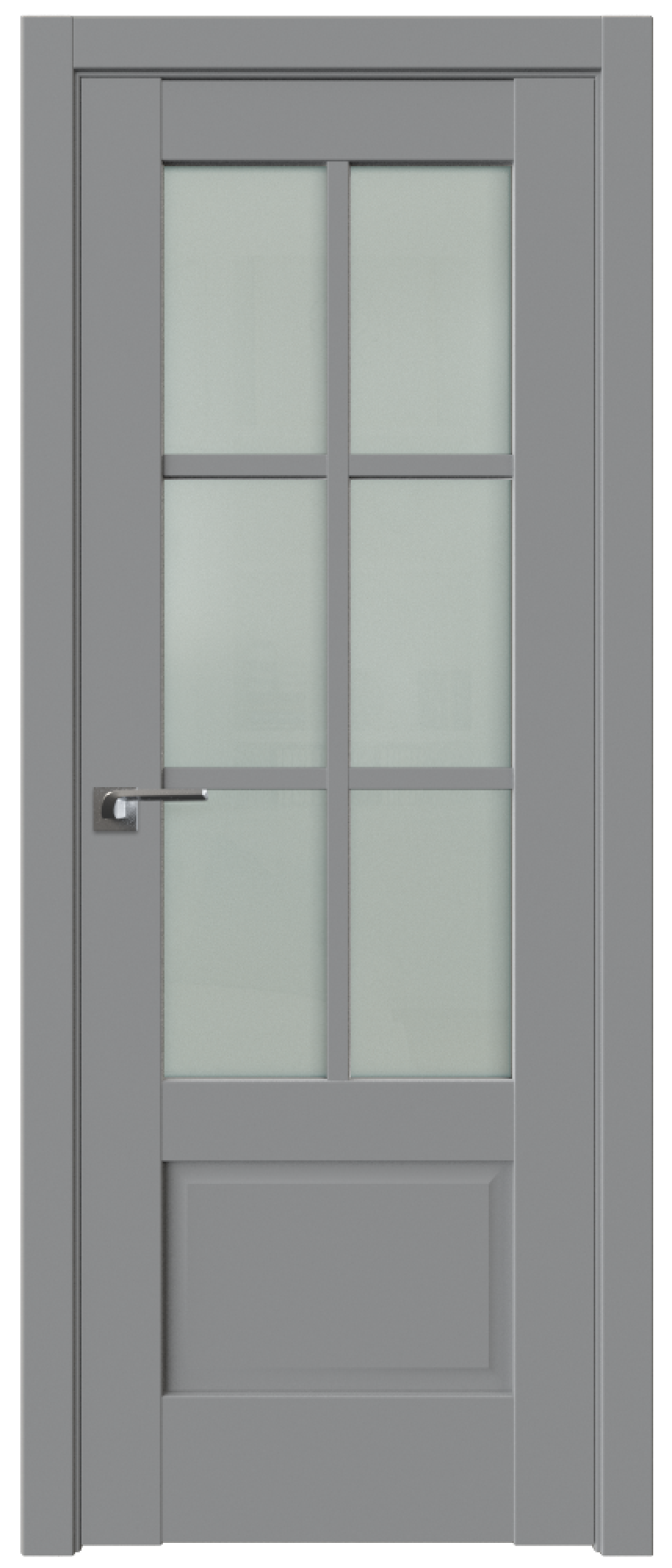 Дверь ProfilDoors Серия U модель 103U Цвет:манхэттен, Остекление:Стекло матовое