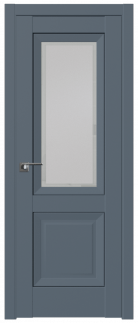 Межкомнатная дверь ProfilDoors 2.88U Цвет:Антрацит, Остекление:Нео