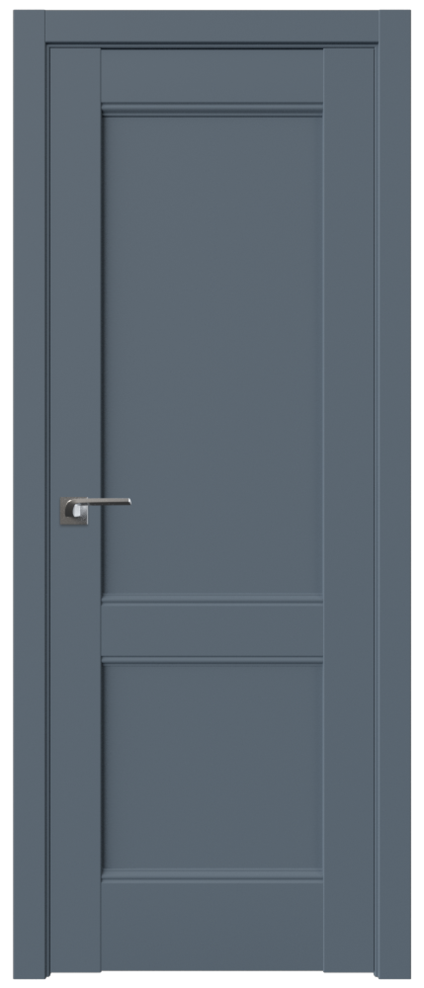 Дверь ProfilDoors Серия U модель 108U Цвет:Антрацит, Тип:Глухая