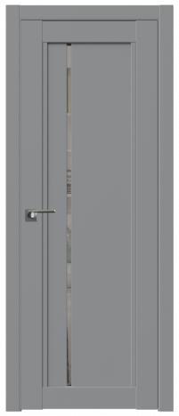 Дверь ProfilDoors Серия U модель 2.70U Цвет:манхэттен, Остекление:Прозрачное
