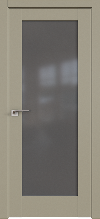 Межкомнатная дверь ProfilDoors 85U Цвет:Дарквайт, Остекление:Графит