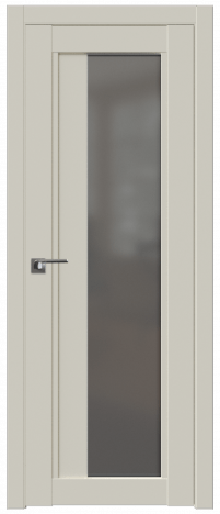 Дверь ProfilDoors Серия U модель 2.72U Цвет:Магнолия Сатинат, Остекление:Графит