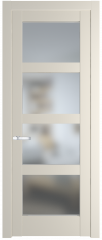 Дверь ProfilDoors Серия PD модель 3.4.2PD Цвет:Кремовая Магнолия, Остекление:Матовое