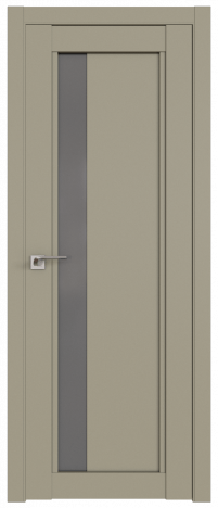 Дверь ProfilDoors Серия U модель 2.71U Цвет:Шеллгрей, Остекление:Графит