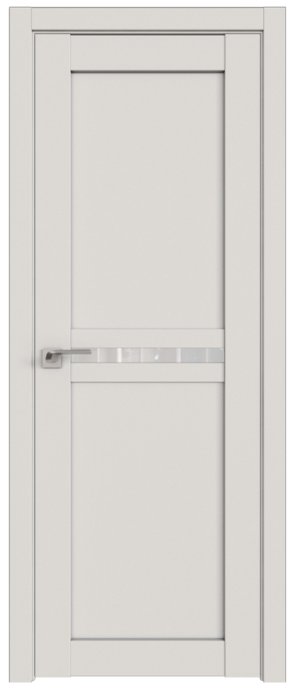 Дверь ProfilDoors Серия U модель 2.43U Цвет:Дарквайт, Остекление:Триплекс белый