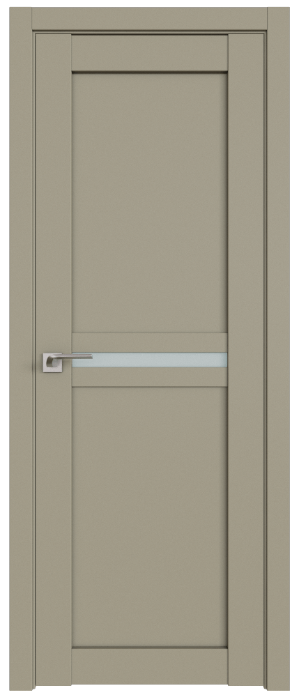 Дверь ProfilDoors Серия U модель 2.43U Цвет:Шеллгрей, Остекление:Стекло матовое