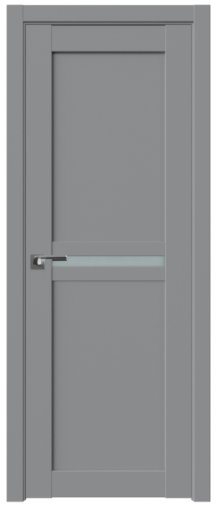 Дверь ProfilDoors Серия U модель 2.43U Цвет:манхэттен, Остекление:Стекло матовое