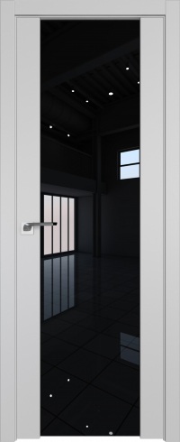 Межкомнатная дверь ProfilDoors 8U Цвет:манхэттен, Остекление:Триплекс чёрный