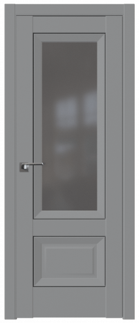 Межкомнатная дверь ProfilDoors  2.90U Цвет:манхэттен, Остекление:Графит