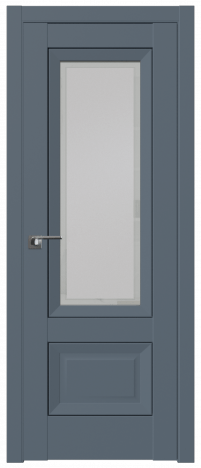 Межкомнатная дверь ProfilDoors  2.90U Цвет:Антрацит, Остекление:Нео