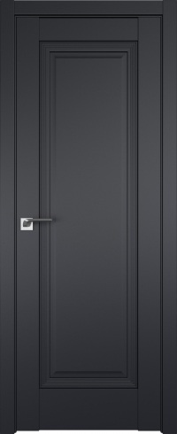 Межкомнатная дверь ProfilDoors 84U Цвет:Чёрный матовый, Тип:Глухая
