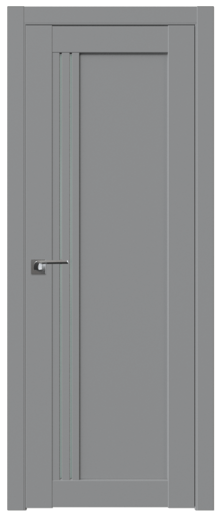 Дверь ProfilDoors Серия U модель 2.50U Цвет:манхэттен, Остекление:Стекло матовое