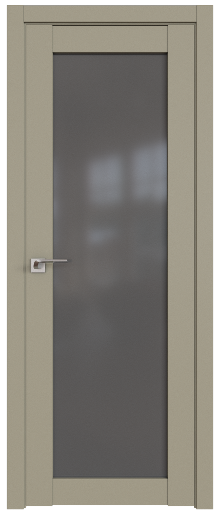 Дверь ProfilDoors Серия U модель 2.19U Цвет:Шеллгрей, Остекление:Графит