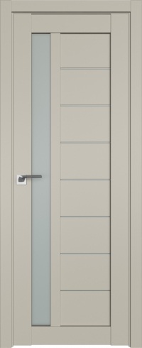 Межкомнатная дверь ProfilDoors 37U Цвет:Шеллгрей, Остекление:Матовое