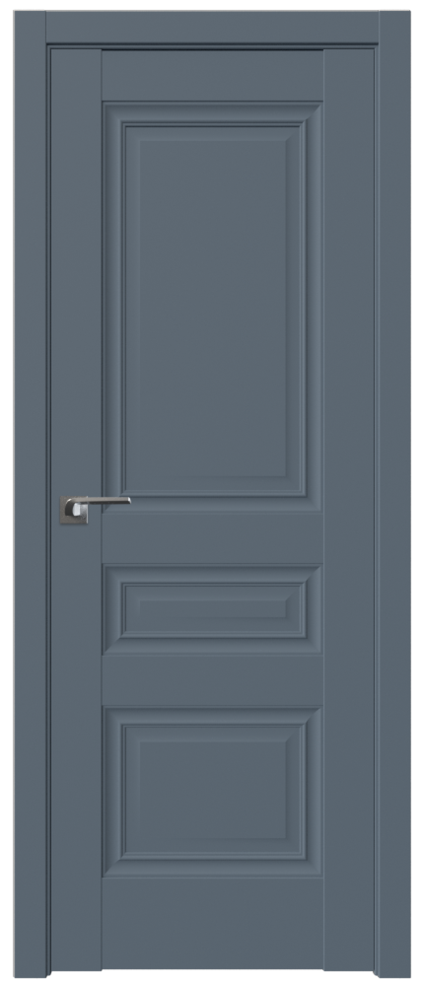 Дверь ProfilDoors Серия U модель 2.38U Цвет:Антрацит, Тип:Глухая