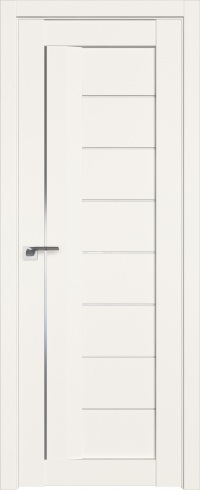 Межкомнатная дверь ProfilDoors 17U Цвет:Дарквайт, Остекление:Белый триплекс