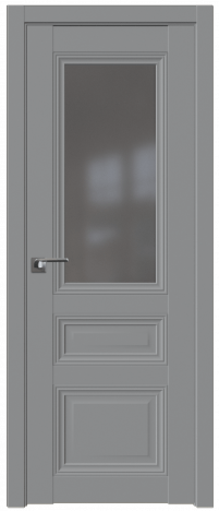Межкомнатная дверь ProfilDoors 2.109U Цвет:манхэттен, Остекление:Графит