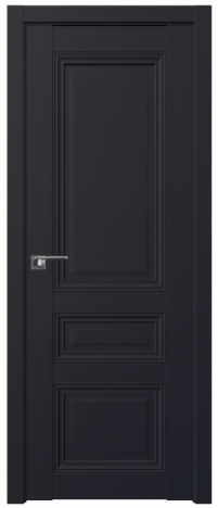 Межкомнатная дверь ProfilDoors  2.108U Цвет:Чёрный матовый, Тип:Глухая