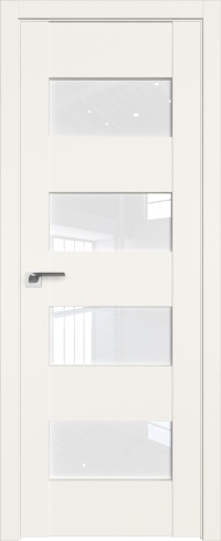 Межкомнатная дверь ProfilDoors 46U Цвет:Дарквайт, Остекление:Белый триплекс
