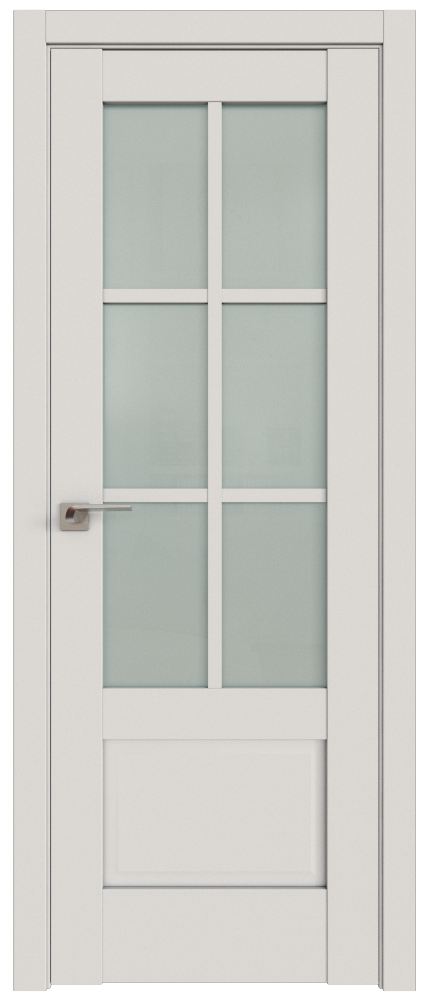 Дверь ProfilDoors Серия U модель 103U Цвет:Дарквайт, Остекление:Стекло матовое