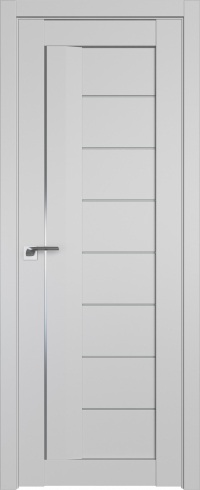 Межкомнатная дверь ProfilDoors 17U Цвет:манхэттен, Остекление:Матовое