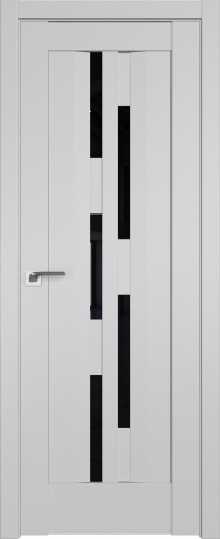 Межкомнатная дверь ProfilDoors 30U Цвет:манхэттен, Остекление:Триплекс чёрный