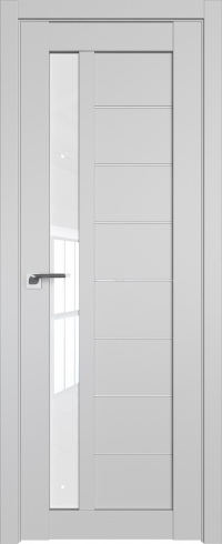 Межкомнатная дверь ProfilDoors 37U Цвет:манхэттен, Остекление:Белый триплекс