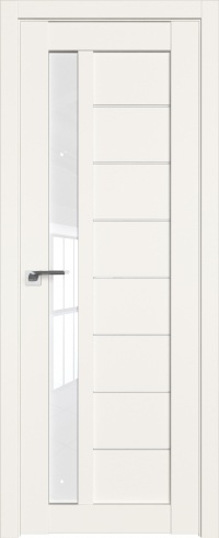 Межкомнатная дверь ProfilDoors 37U Цвет:Дарквайт, Остекление:Белый триплекс