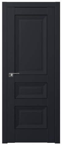 Межкомнатная дверь ProfilDoors  2.93U Цвет:Чёрный матовый, Тип:Глухая
